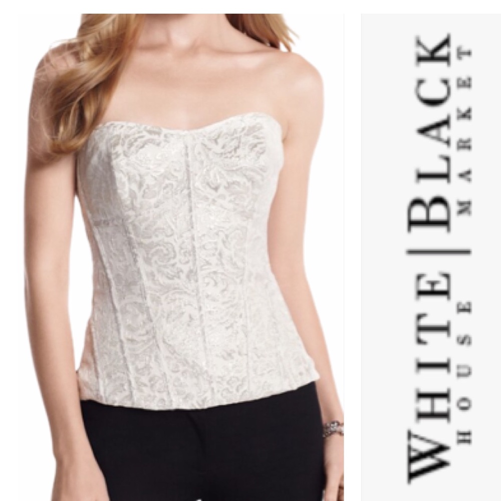 WHITE HOUSE BLACK MARKET BUSTIER